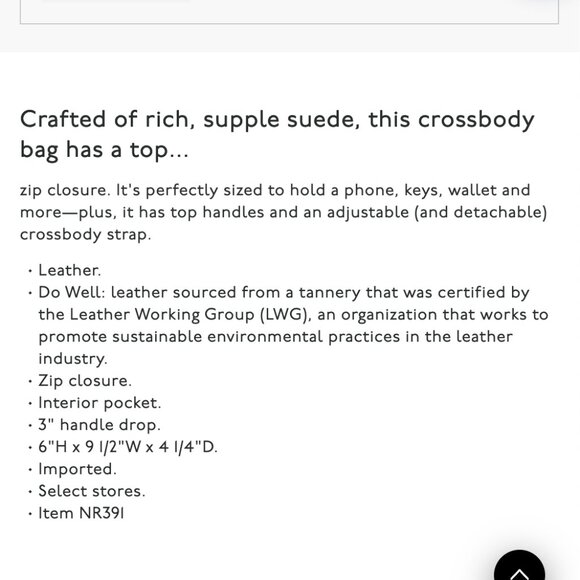 Madewell Medium Crossbody Bag Suede in "Dark Carob" - Picture 4 of 9